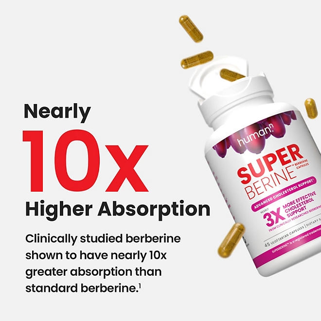 HumanN SuperBerine Capsules, 45 ct. - Image 5