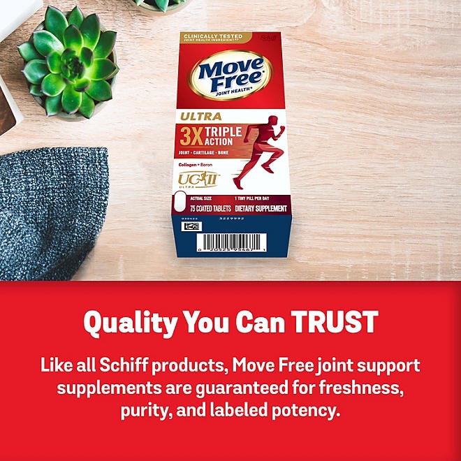 Move Free Ultra Triple Action Joint Health Support Tablets 75 ct. - Image 4