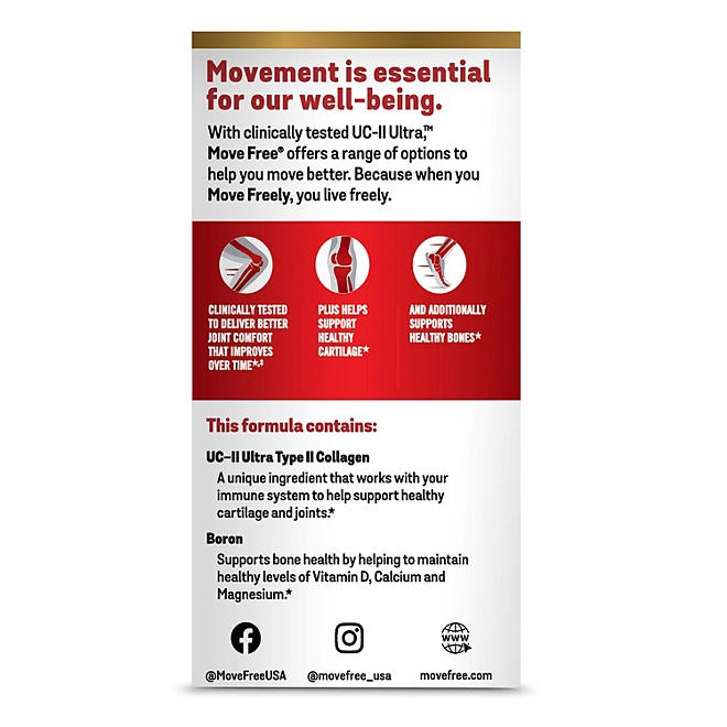 Move Free Ultra Triple Action Joint Health Support Tablets 75 ct. - Image 7