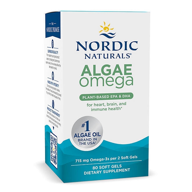 Nordic Naturals Algae Omega 715 mg Softgels, 80 ct. - Image 6