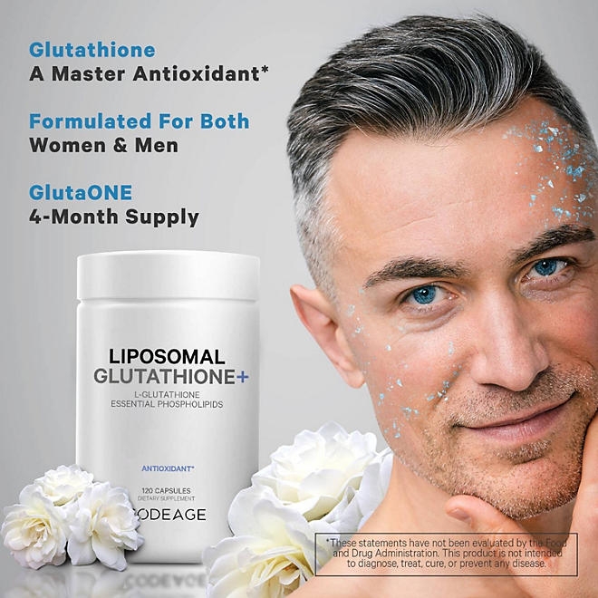 Codeage Liposomal Glutathione Antioxidant Capsules, 120 ct. - Image 9