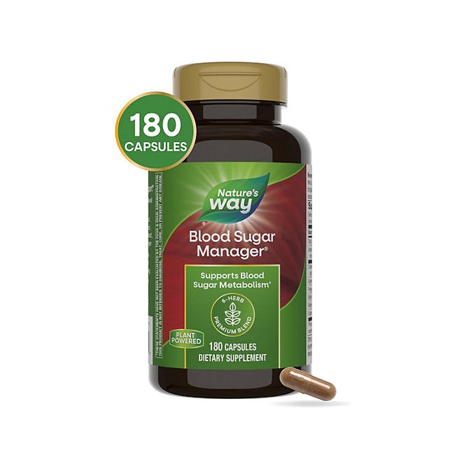 Nature's Way Blood Sugar Manager Capsules, 180 ct. - Image 2