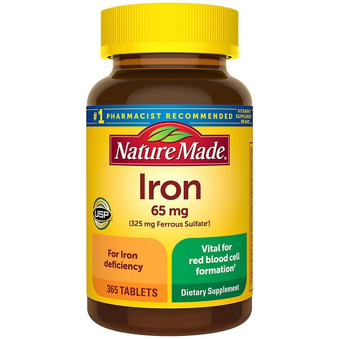 Nature Made Iron 65 mg Tablets, 365 ct. - Image 2