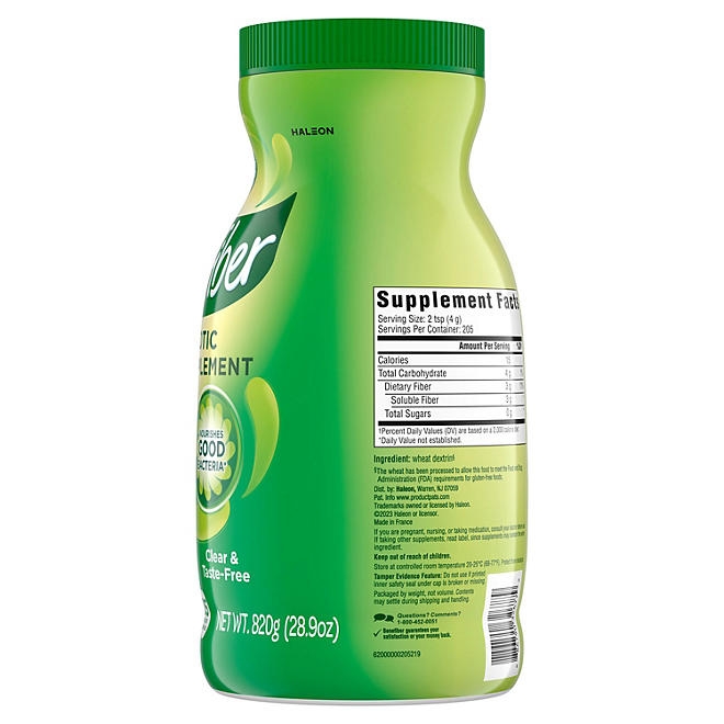 Benefiber Daily Prebiotic Fiber Supplement Powder, Unflavored, 28.9 oz. - Image 8