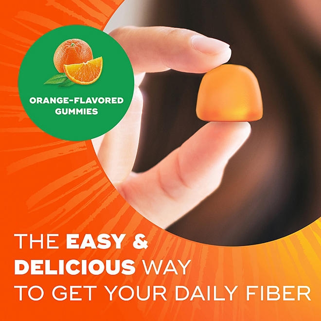 Metamucil Fiber Sugar-Free Gummies, Orange, 150 ct. - Image 8