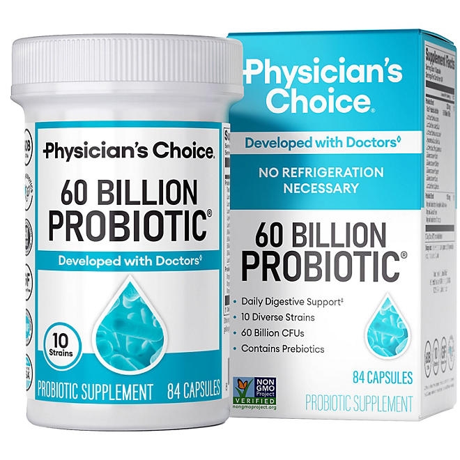 Physician's Choice 60 Billion CFU Probiotic Capsules, 84 ct. - Image 2