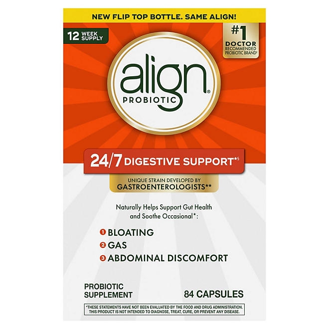 Align Probiotic Digestive Health Supplement Capsules, 84 ct. - Image 2
