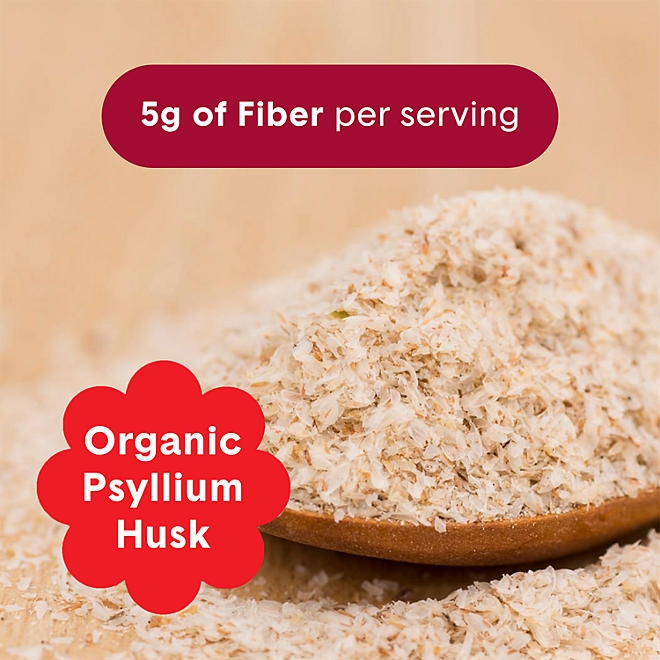 Bellway Super Fiber Fruit, Psyllium Husk Powder Fiber Supplement, Raspberry Lemon, 1.2 lbs. - Image 5