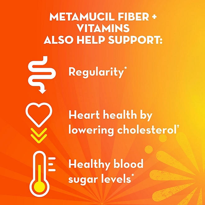 Metamucil Sparkling Fiber Powder, Citrus, 43oz. - Image 6