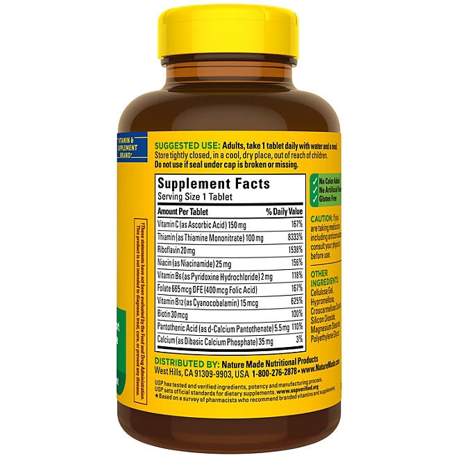 Nature Made Super B Complex Tablet, 460 ct. - Image 10