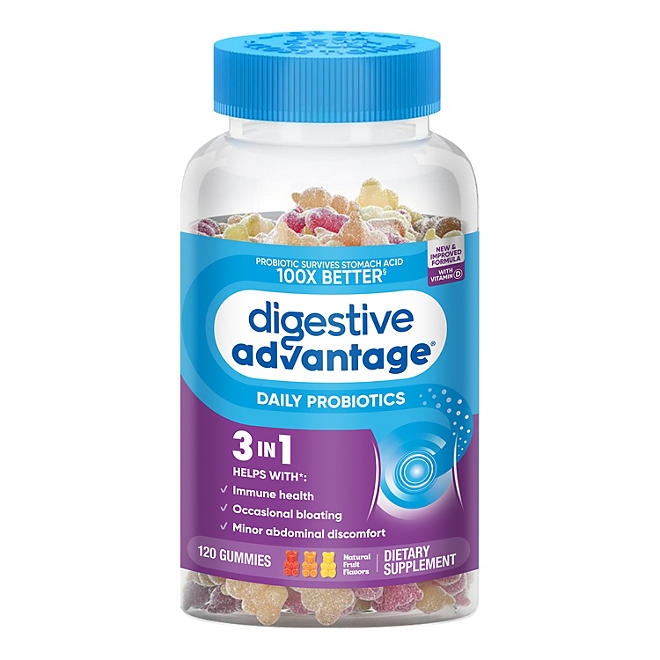Digestive Advantage Daily Probiotic Gummies, 120 ct. - Image 2