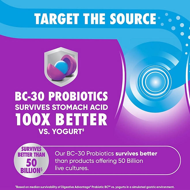 Digestive Advantage Daily Probiotic Gummies, 120 ct. - Image 3