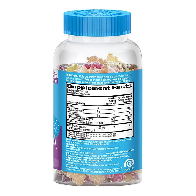 Digestive Advantage Daily Probiotic Gummies, 120 ct. - Image 7
