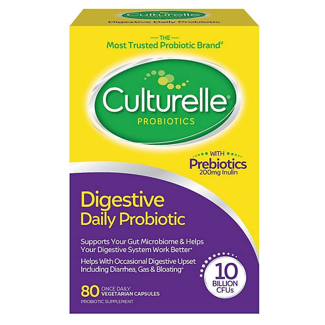 Culturelle Digestive Daily Probiotics Capsules, 80 ct. - Image 2