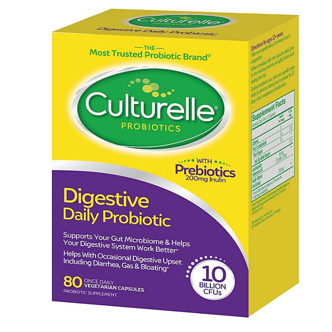 Culturelle Digestive Daily Probiotics Capsules, 80 ct. - Image 4