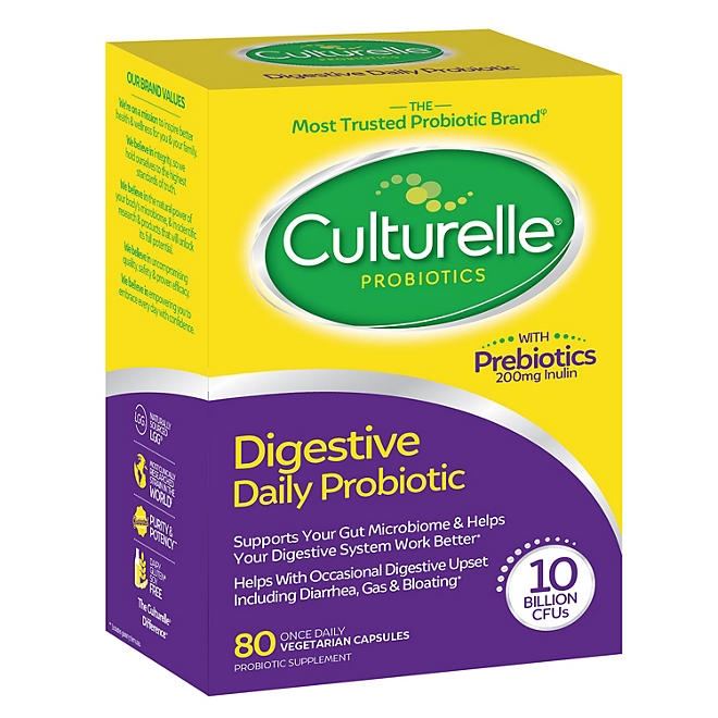 Culturelle Digestive Daily Probiotics Capsules, 80 ct. - Image 5