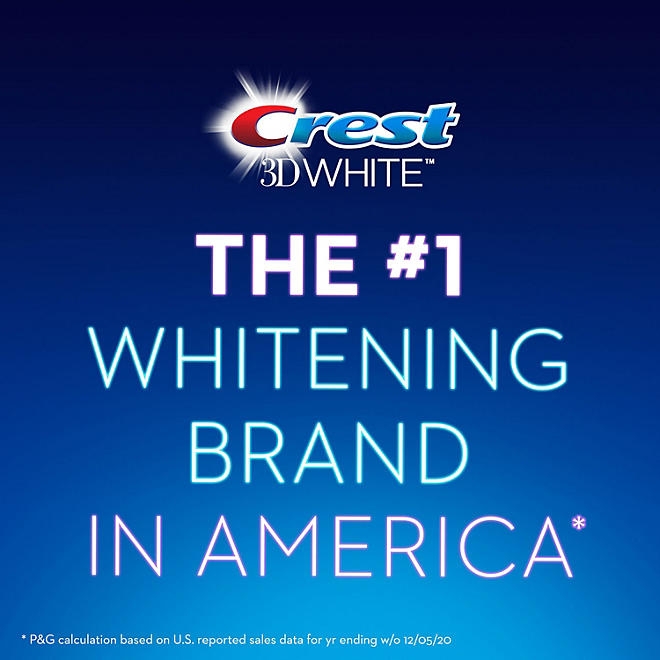 Crest 3D White Vivid Mint Ultra Whitening Toothpaste, 5.2 oz., 5 pk. - Image 9