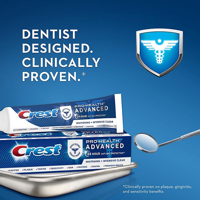 Crest Pro-Health Advanced Whitening + Intensive Clean Toothpaste, 5.8 oz., 5 pk. - Image 3