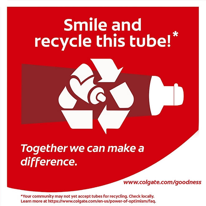 Colgate MaxFresh Toothpaste with Mini Breath Strips, Cool Mint, 7.3 oz., 5 pk - Image 9