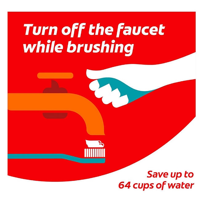 Colgate MaxFresh Toothpaste with Mini Breath Strips, Cool Mint, 7.3 oz., 5 pk - Image 10