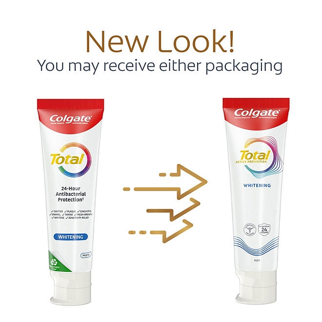 Colgate Total Whitening Toothpaste, 6 oz., 5 pk. - Image 4