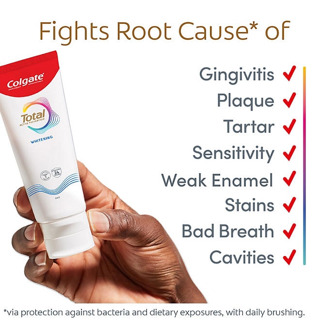 Colgate Total Whitening Toothpaste, 6 oz., 5 pk. - Image 5