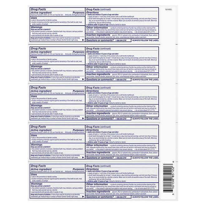 Sensodyne Repair & Protect Toothpaste for Sensitive Teeth, 3.4 oz., 5 pk. - Image 3