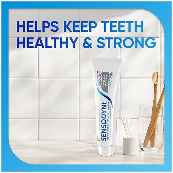 Sensodyne Advanced Whitening Toothpaste, 6.5 oz., 4 pk. - Image 4