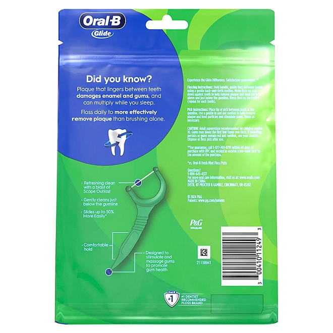 Oral-B Glide Floss Picks, Scope Outlast, 300 ct. - Image 3