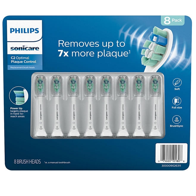 Philips Sonicare Optimal Plaque Control Replacement Brush Heads, 8 ct. - Image 2