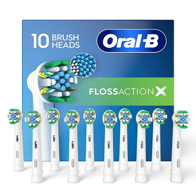 Oral-B FlossAction Electric Toothbrush Replacement Brush Heads, 10 ct. - Image 2