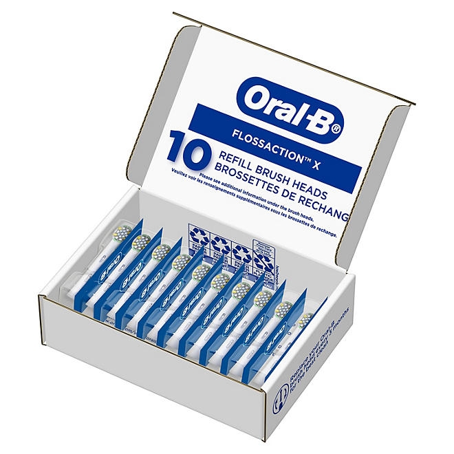 Oral-B FlossAction Electric Toothbrush Replacement Brush Heads, 10 ct. - Image 3