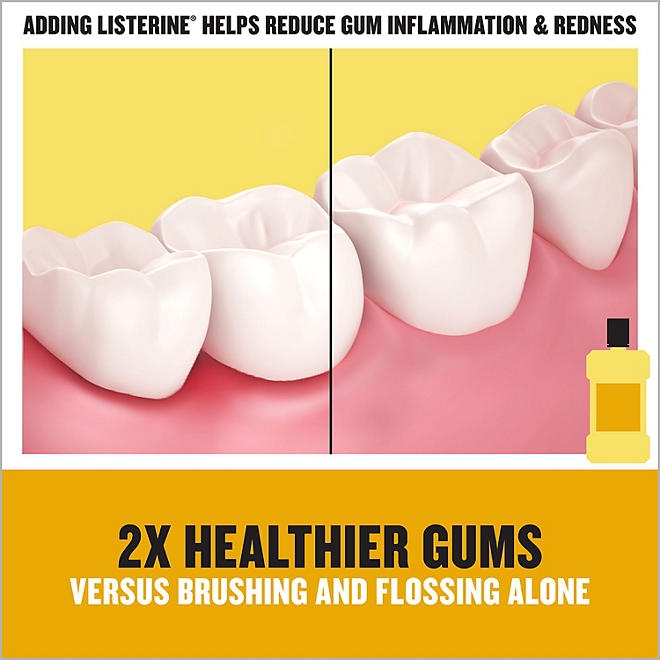 Listerine Antiseptic Original Mouthwash, 50.7 fl. oz., 2 pk. - Image 6
