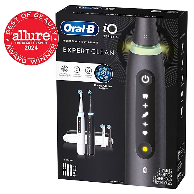 Oral-B iO Series 5 Rechargeable Toothbrush Twin Pack - Image 3