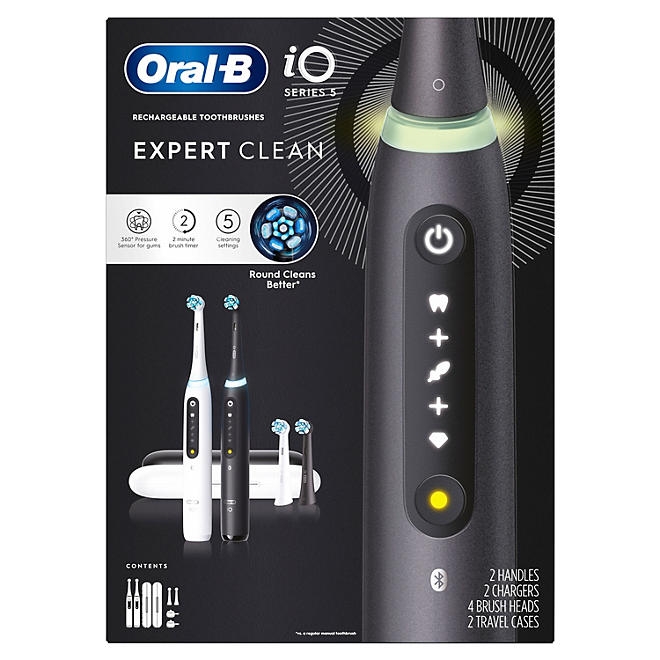 Oral-B iO Series 5 Rechargeable Toothbrush Twin Pack - Image 9