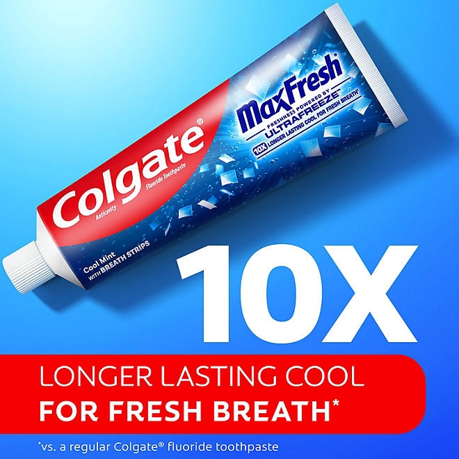 Colgate Total Whitening + Maxfresh Toothpaste, 26.6 oz., 4 pk. - Image 8