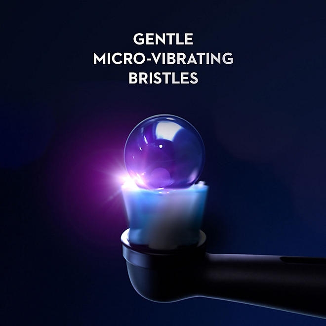 Oral-B iO Series 7s Electric Toothbrush, Black Onyx and White Alabaster 2 pk., 4 Brush Heads - Image 3