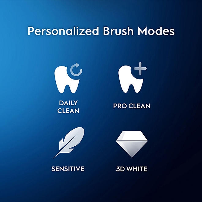 Oral-B Pro Clean X Rechargeable Toothbrush, 2 Pack + 3 Brush Heads - Image 4