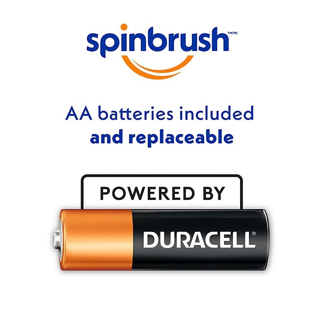 Spinbrush Pro+ Battery Toothbrush Twin Pack - Image 5