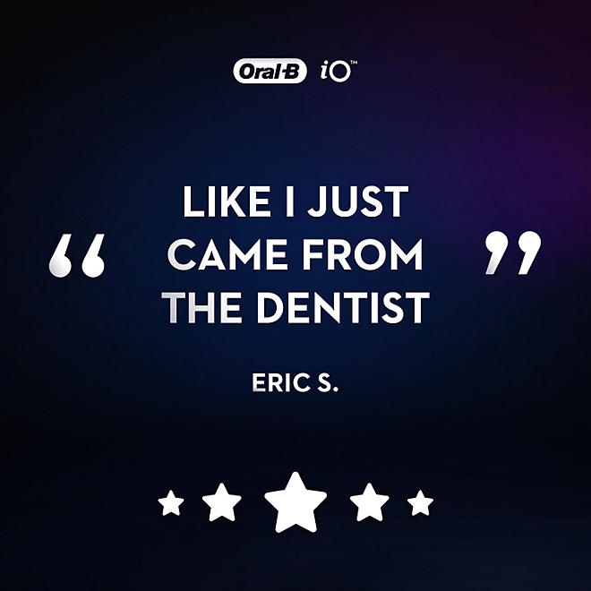 Oral-B iO Series 7 Electric Toothbrush, Black Onyx & Aquamarine, 2 pk., 4 Brush Heads. - Image 11