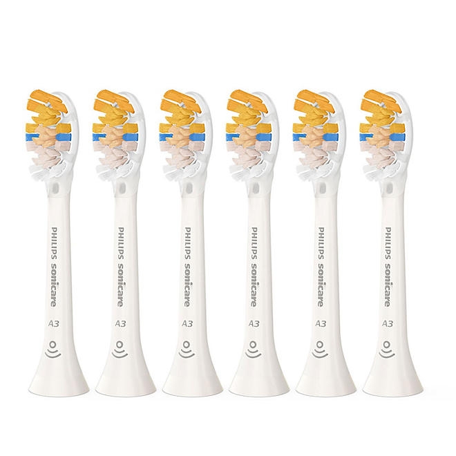 Philips Sonicare Premium All-in-One Replacement Toothbrush Heads, White, 6 ct. - Image 3