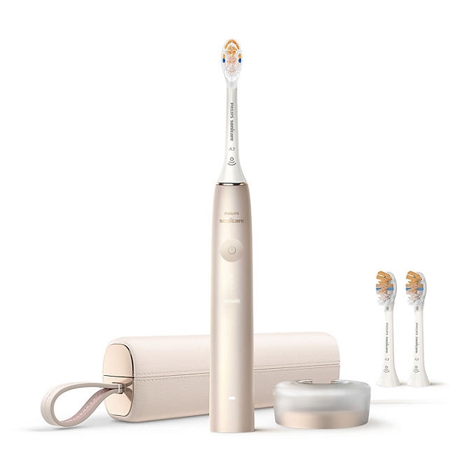 Philips Sonicare Prestige 9900 Power Toothbrush, Champagne, with Replacement Brush Heads - Image 2