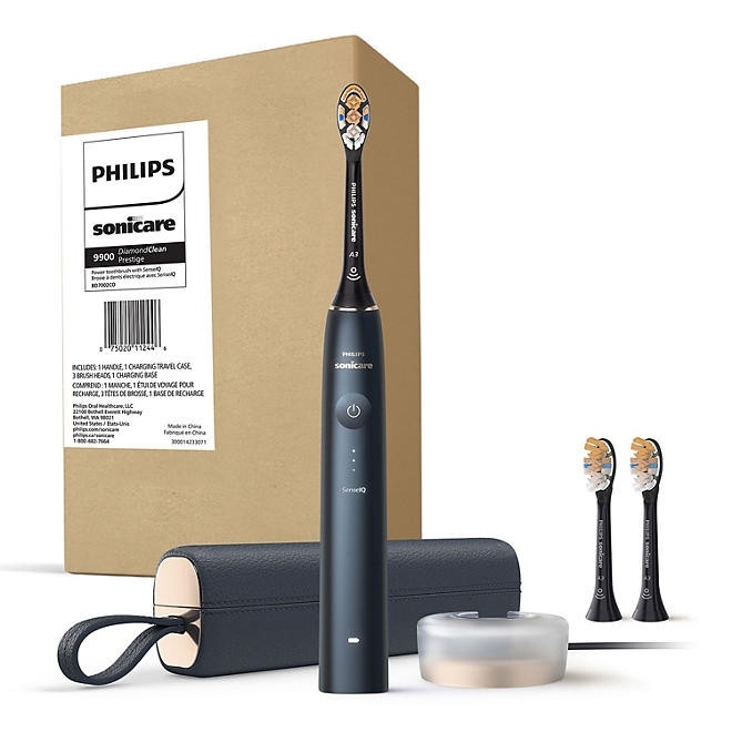 Philips Sonicare Prestige 9900 Power Toothbrush, Midnight Blue, with Replacement Brush Heads - Image 3