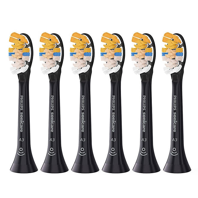 Philips Sonicare Premium All-in-One Replacement Toothbrush Heads, Black, 6 ct. - Image 3