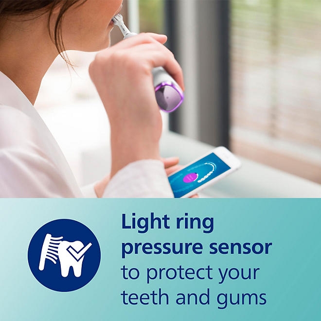 Philips Sonicare DiamondClean Power Toothbrush, White Handles, 2 pk. - Image 6