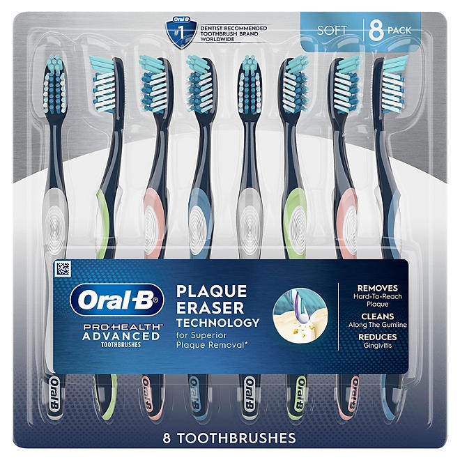 Oral-B ProHealth Advanced Manual Soft Toothbrush, 8 ct. - Image 7