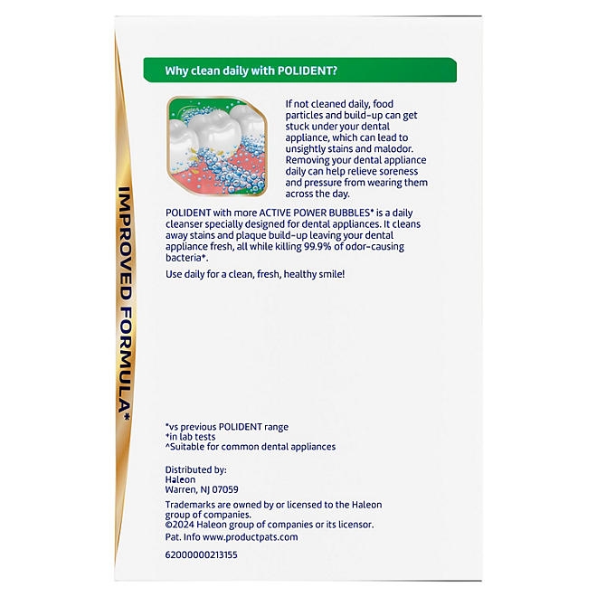 Polident Rapid Clean Dental Cleanser Tablets, 102 ct., 2 pk. - Image 5