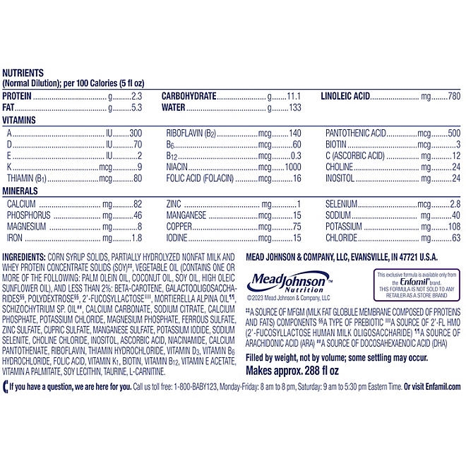 Enfamil NeuroProCare Gentlease Infant Formula, 20 oz., 2 pk. - Image 7