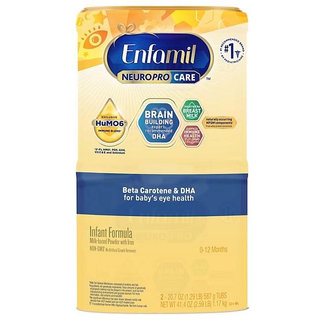 Enfamil NeuroProCare Infant Formula, 20.7 oz., 2 pk. - Image 2