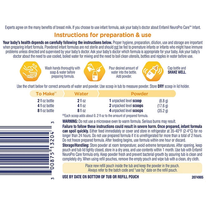 Enfamil NeuroProCare Infant Formula, 20.7 oz., 2 pk. - Image 9